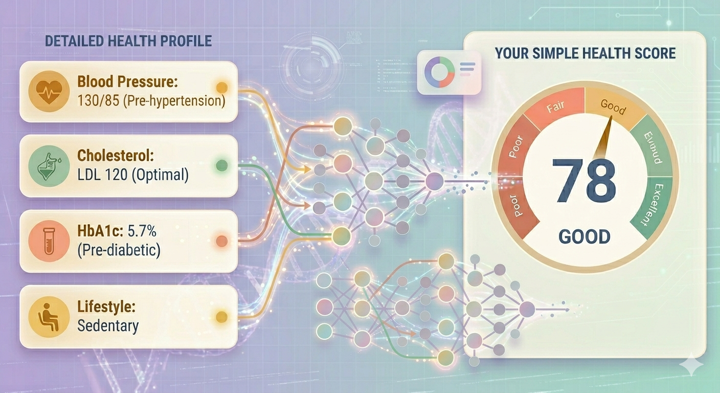 myMD Health Score, one number that shows where you stand